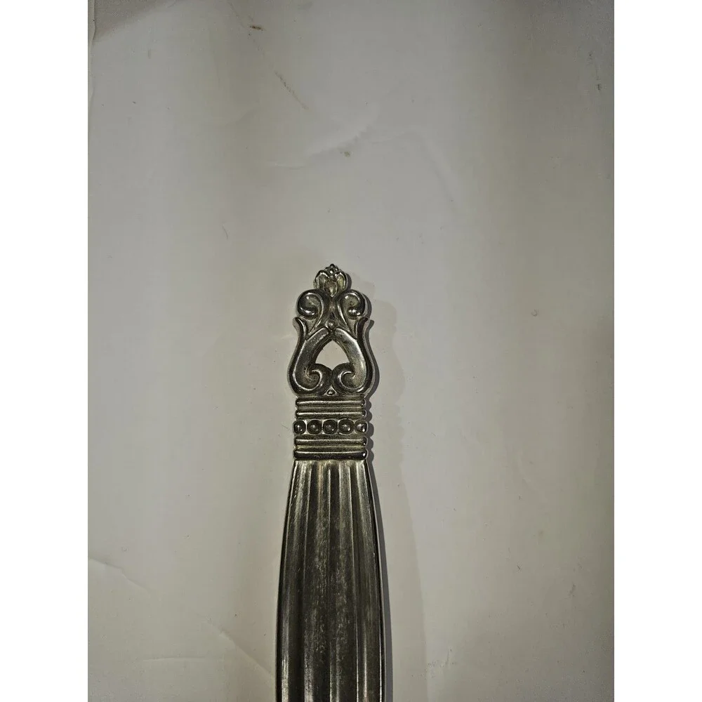 Wallace Large Serving Meat Fork 10 inches Silverplate, In Box